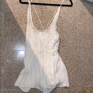 Cute white romper